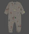 Babies' Paris Themed Fleece Sleepsuit AVALANCHE white/MULTICO