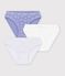 Pack of children's cotton pants with hearts multicolor
