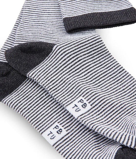 Women's High Socks SMOKING blue/MARSHMALLOW white