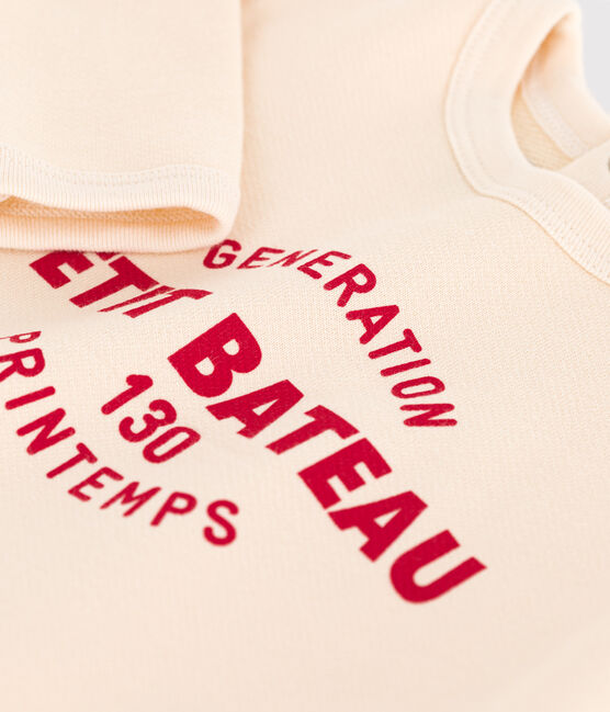 Babies' Fleece Sweatshirt AVALANCHE Ecru