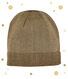 women's gold cap