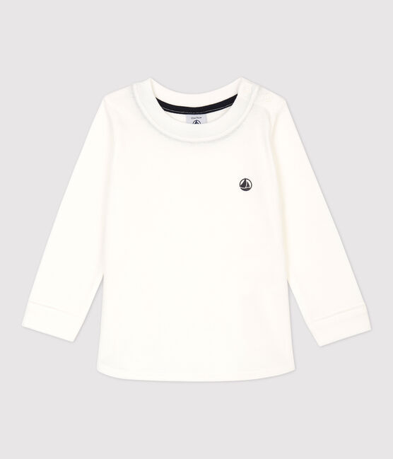 Babies' Cotton T-Shirt MARSHMALLOW white
