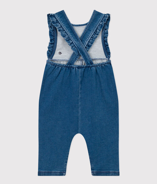 Babies' Denim Jumpsuit blue
