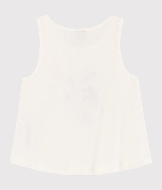 Girls' Cotton Vest white