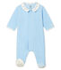 Baby Boys' Velour Sleepsuit