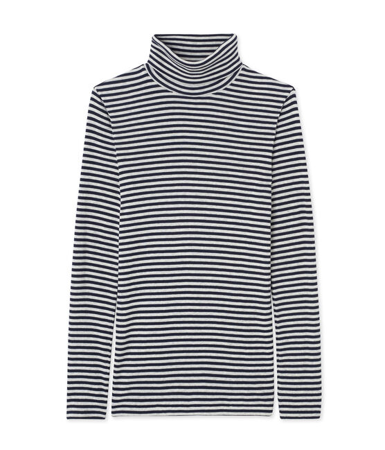Women's Colette striped undersweater SMOKING blue/BELUGA grey