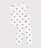 Children's floral cotton pyjamas MARSHMALLOW /SPI /MULTICO