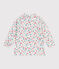 Babies' floral print UV protection T-shirt MARSHMALLOW white/MULTICO white