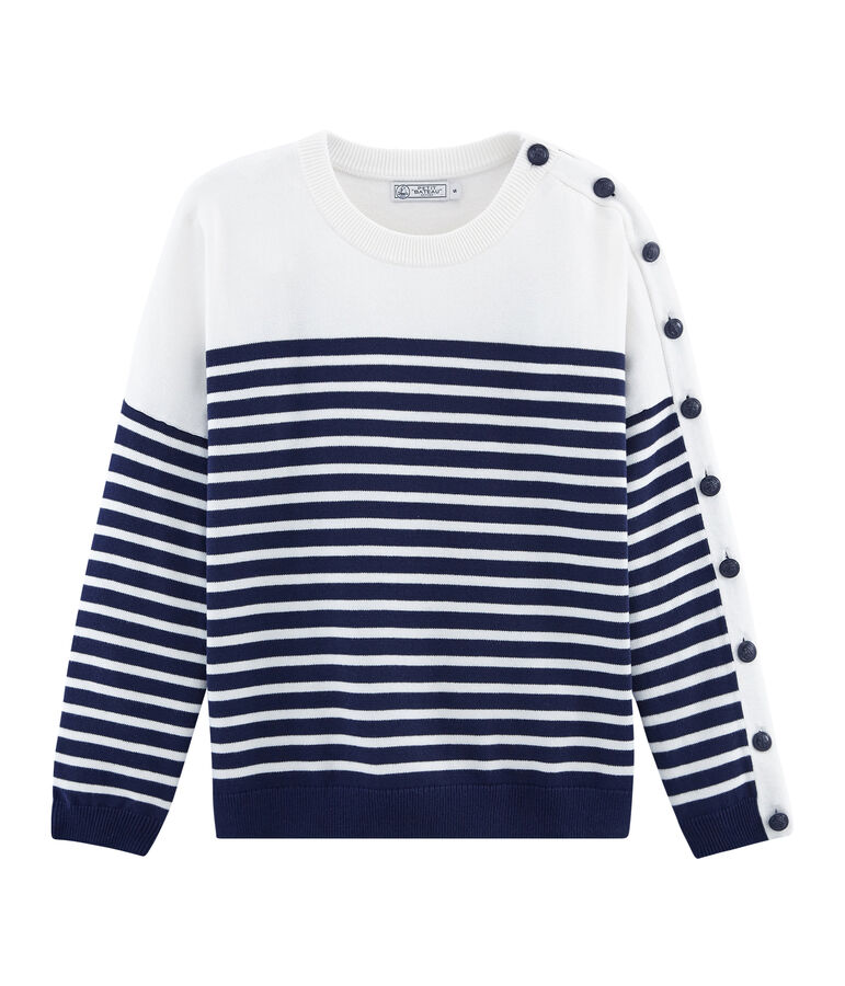 Women's Pullover blue/white