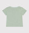 Babies' Short-Sleeved Slub Jersey T-Shirt HERBIER green