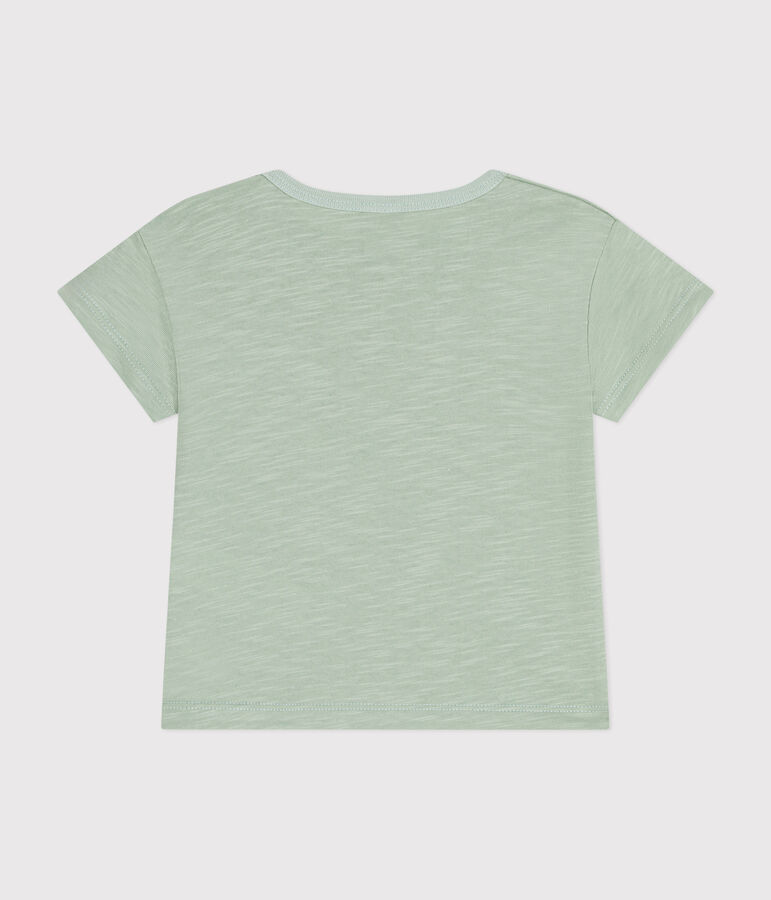 Babies' Short-Sleeved Slub Jersey T-Shirt green