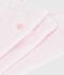 Babies' plain cotton leggings BARELY pink