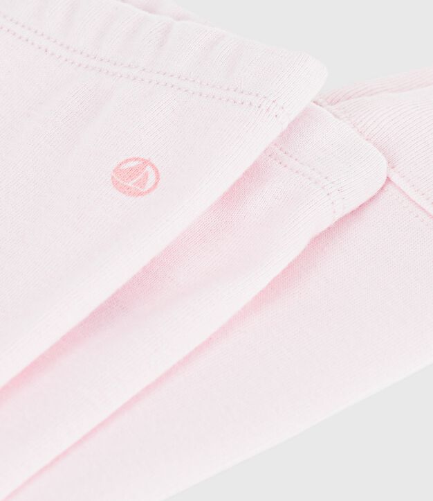Babies' plain cotton leggings BARELY