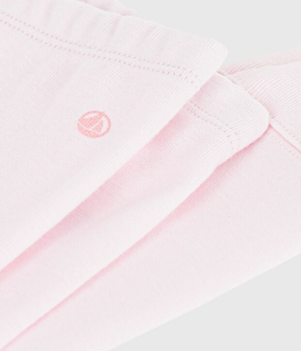 Babies' plain cotton leggings BARELY