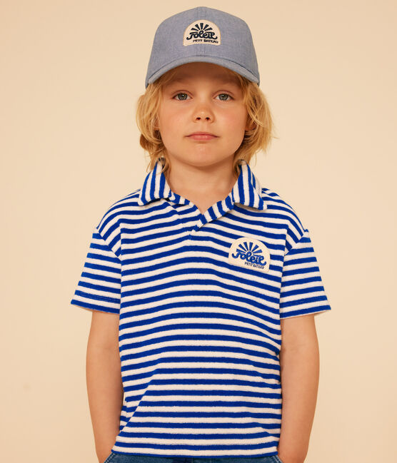 Children's Sky Blue Denim Cap DENIM TRES CLAIR