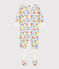 Babies' Colourful Cats Fleece Nightwear Set MARSHMALLOW white/MULTICO white