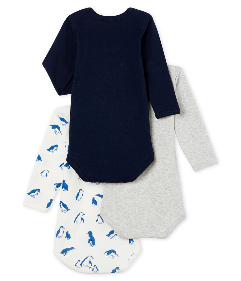 Baby Boys' Long-Sleeved Bodysuit - 3-Piece Set multicolor