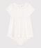 Babies' white cotton dress and bloomers with pretty openwork details ECUME white