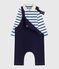 Babies' cotton gift set: dungarees and a body variante 1