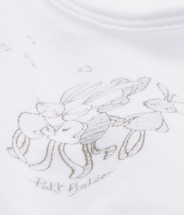 Baby's sleepsuit white