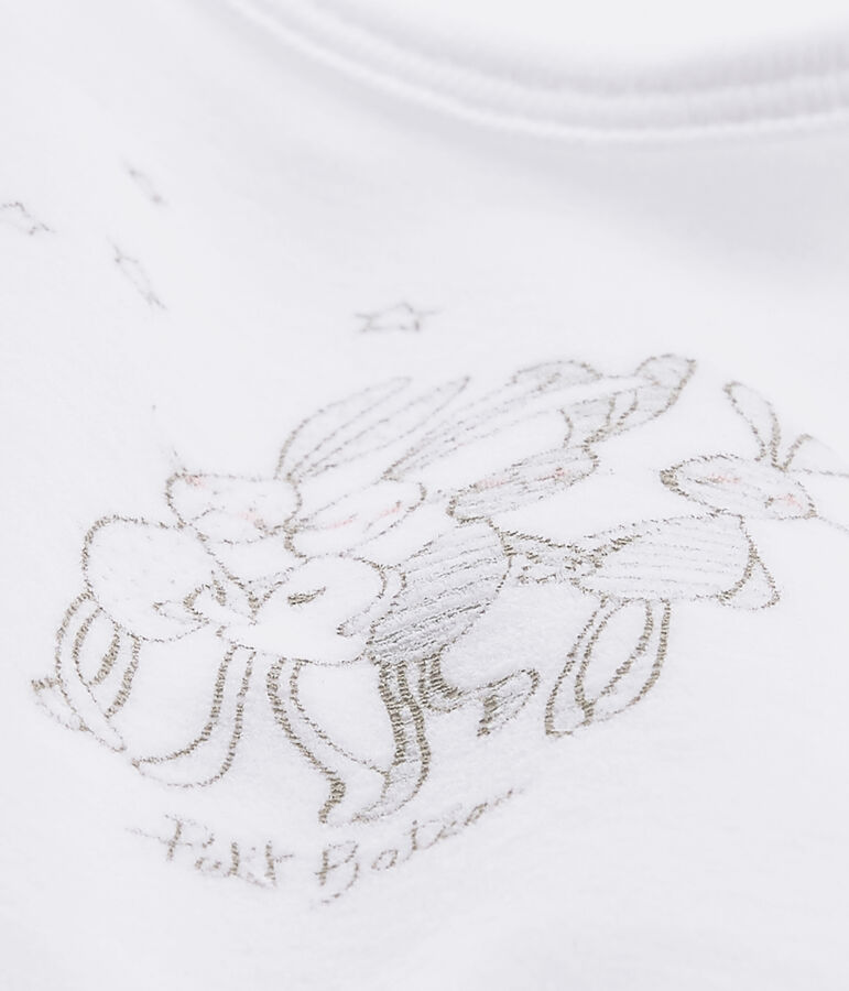 Baby's sleepsuit white