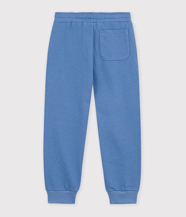 Children's cotton jogging bottoms blue