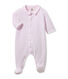 Baby's milleraies striped velour pyjamas