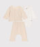 Babies' Lightweight Fleece Outfit - 3-Piece Set AVALANCHE blue/BEACH