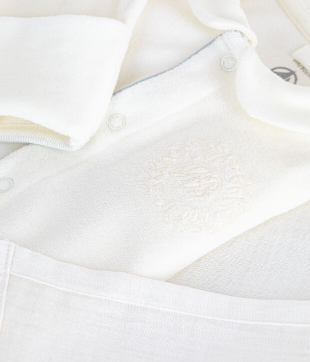 Newborn babies' gift suitcase in cotton multicolor