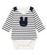 Baby boys' striped T-shirt/bodysuit