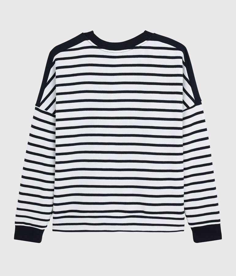 Women's sweatshirt white/blue