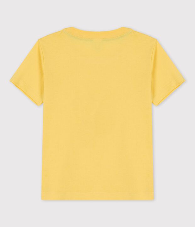 Boys' Short-Sleeved Cotton T-Shirt yellow