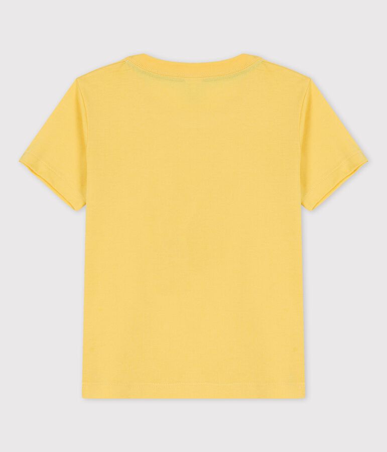 Boys' Short-Sleeved Cotton T-Shirt yellow