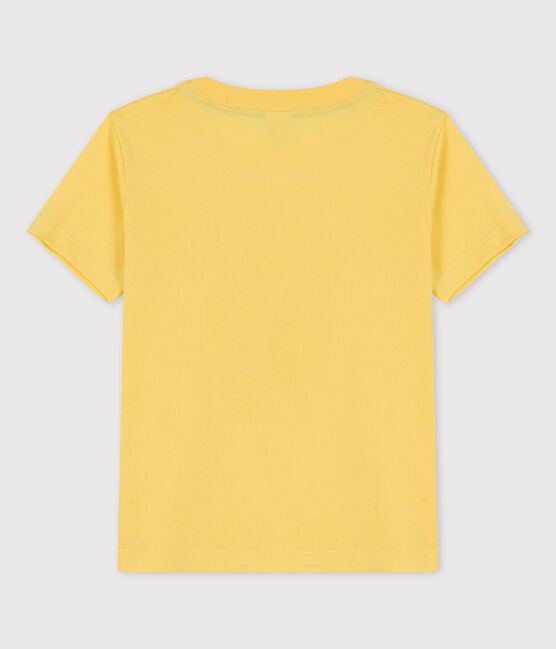 Boys' Short-Sleeved Cotton T-Shirt ORGE yellow