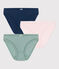 Children's' plain cotton pants - 3-pack variante 1