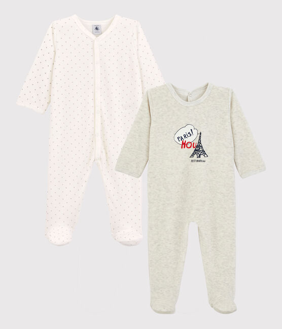 Babies' Velour Sleepsuit - 2-Pack variante 1