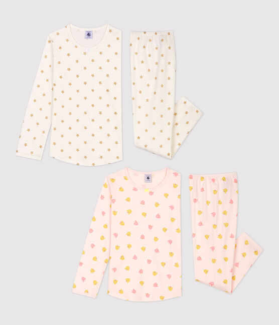 Girls' Star and Panther Print Cotton Pyjamas - 2-Pack variante 1