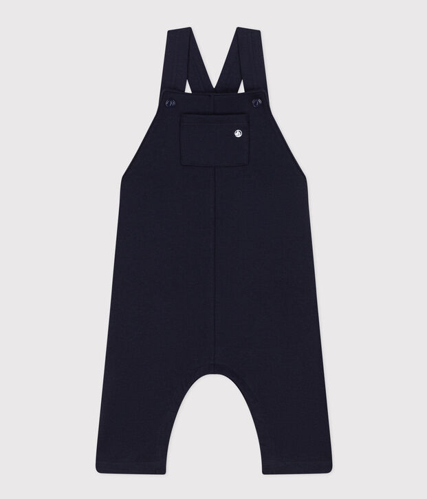 Babies' Thick Jersey Dungarees SMOKING