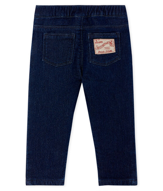 Unisex Babies' Denim Look Knit Trousers JEAN blue