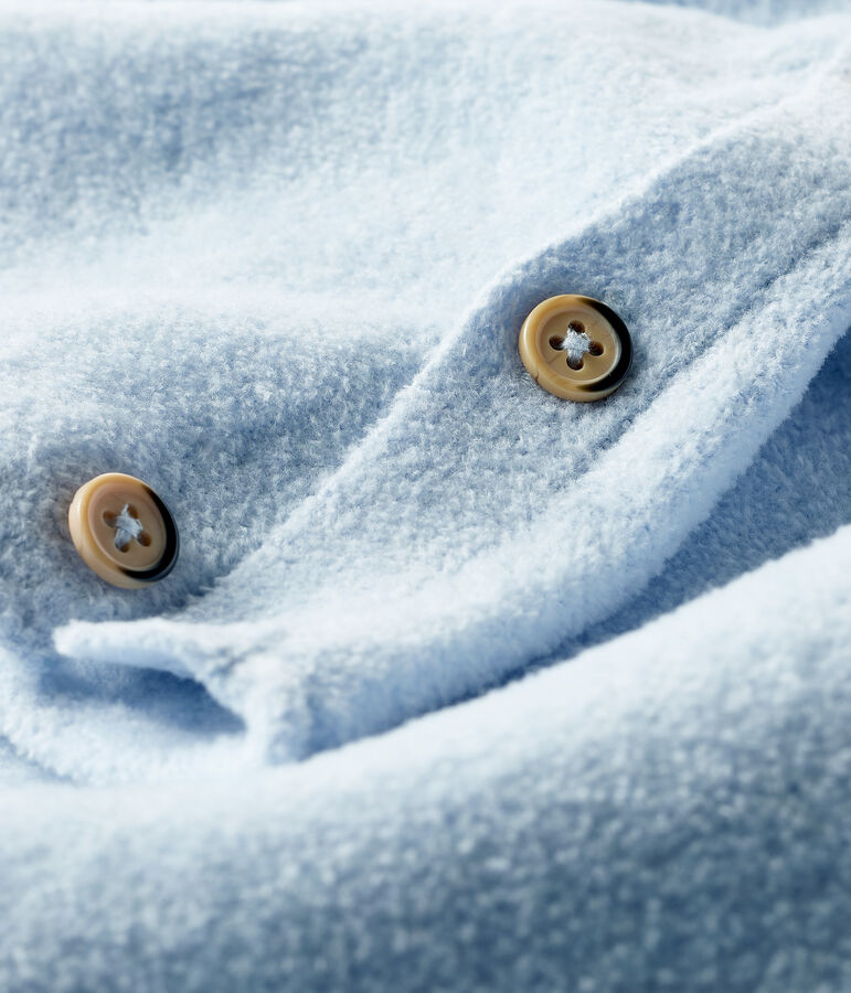 Babies' Clothing in Cotton/Merino Wool/Polyester - 2-Piece Set blue