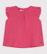 Babies' sleeveless cotton blouse