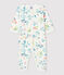 Baby Girls' Floral Tube-Knit Footless Sleepsuit MARSHMALLOW white/MULTICO white