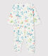 Baby Girls' Floral Tube-Knit Footless Sleepsuit