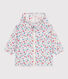 Babies' UV protection floral print polyester windbreaker
