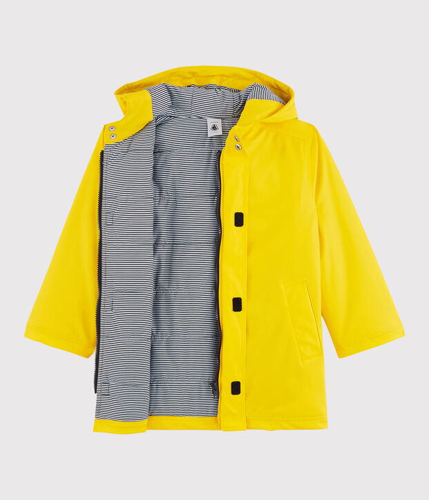 Boys'/Girls' Waterproof puffer jacket yellow