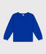 Boys' long-sleeved slub jersey T-shirt