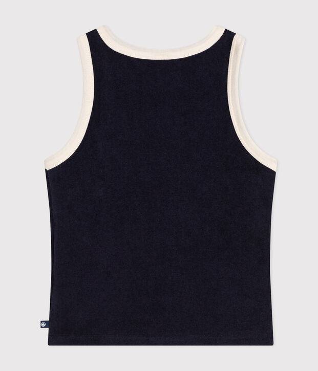 Girls' Terry Vest Top blue