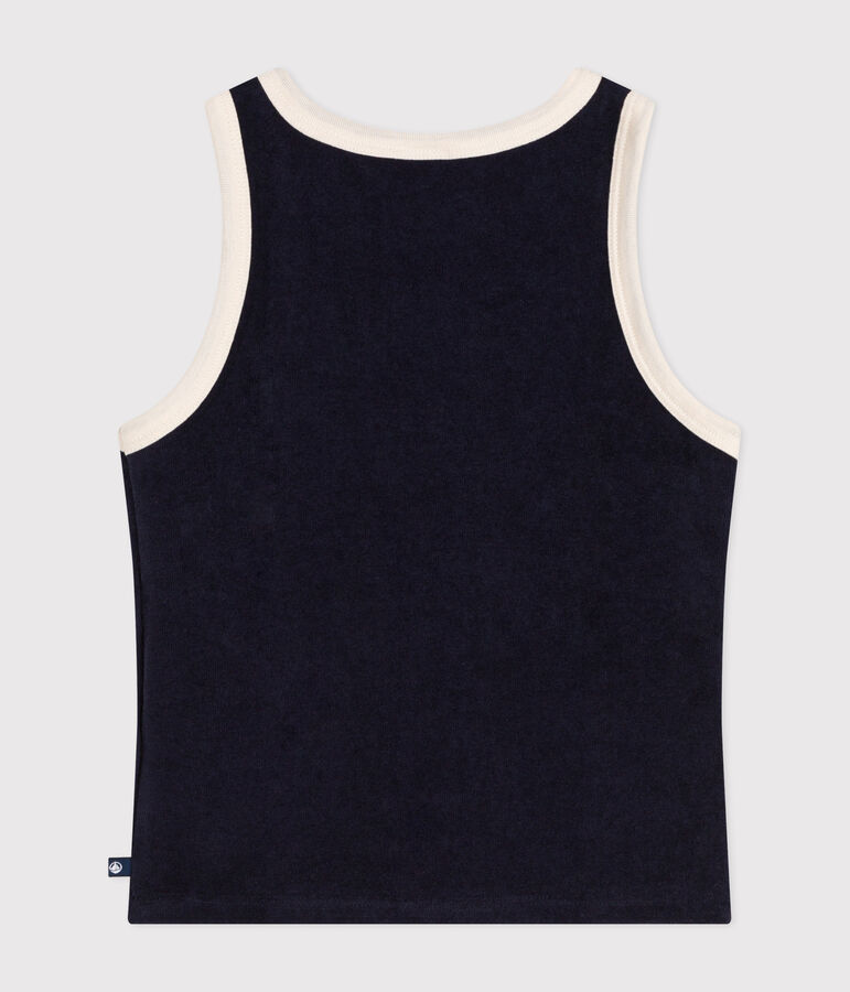 Girls' Terry Vest Top SMOKING blue