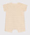 Babies' Lightweight Jersey Playsuit AVALANCHE white/MULTICO