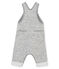 Baby boy's soft dungarees GRIS grey